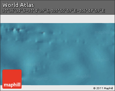Satellite 3D Map of the Area around 31° 20' 36" S, 106° 19' 29" E
