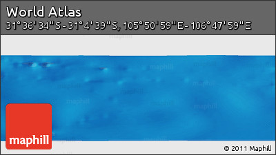 Physical Panoramic Map of the Area around 31° 20' 36" S, 106° 19' 29" E