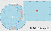Gray Location Map of the area around 31° 20' 36" S, 107° 52' 30" W