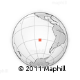 Outline Map of the Area around 31° 20' 36" S, 107° 52' 30" W, rectangular outline
