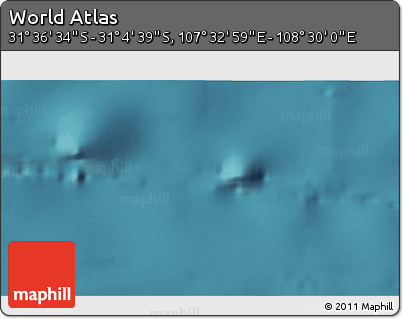 Satellite 3D Map of the Area around 31° 20' 36" S, 108° 1' 30" E