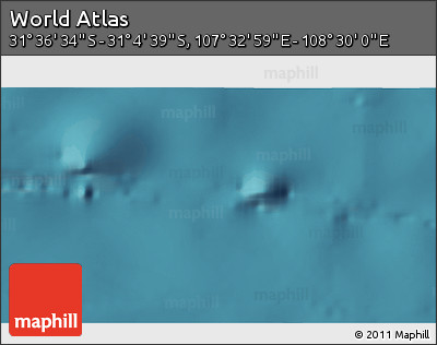 Satellite 3D Map of the Area around 31° 20' 36" S, 108° 1' 30" E