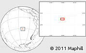 Blank Location Map of the area around 31° 20' 36" S, 108° 43' 29" W