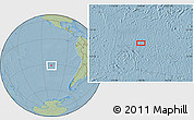 Savanna Style Location Map of the area around 31° 20' 36" S, 108° 43' 29" W, hill shading