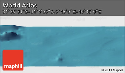Satellite Panoramic Map of the Area around 31° 20' 36" S, 10° 16' 30" E