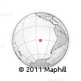 Outline Map of the Area around 31° 20' 36" S, 110° 25' 30" W, rectangular outline