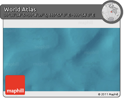 Satellite 3D Map of the Area around 31° 20' 36" S, 111° 25' 30" E