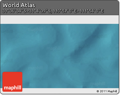 Satellite 3D Map of the Area around 31° 20' 36" S, 111° 25' 30" E