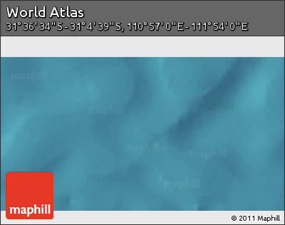 Satellite 3D Map of the Area around 31° 20' 36" S, 111° 25' 30" E