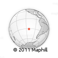 Outline Map of the Area around 31° 20' 36" S, 111° 16' 30" W, rectangular outline
