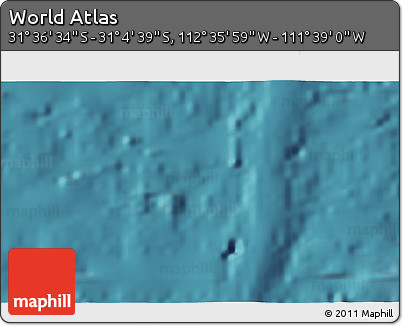 Satellite 3D Map of the Area around 31° 20' 36" S, 112° 7' 30" W