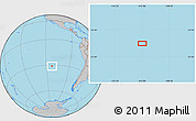 Gray Location Map of the area around 31° 20' 36" S, 112° 58' 29" W