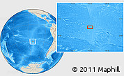 Shaded Relief Location Map of the area around 31° 20' 36" S, 112° 58' 29" W