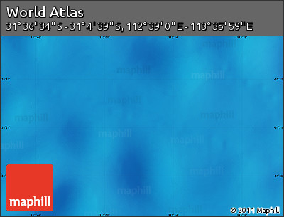 Physical Map of the Area around 31° 20' 36" S, 113° 7' 30" E
