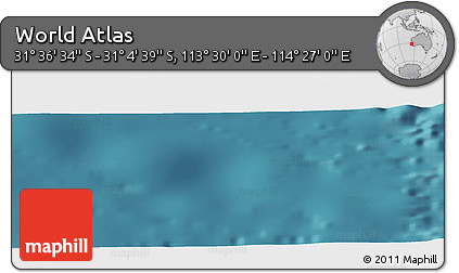 Satellite Panoramic Map of the Area around 31° 20' 36" S, 113° 58' 29" E