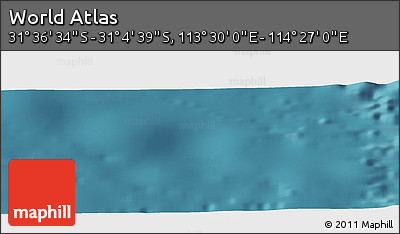 Satellite Panoramic Map of the Area around 31° 20' 36" S, 113° 58' 29" E