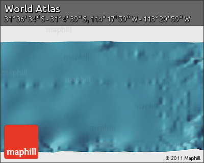 Satellite 3D Map of the Area around 31° 20' 36" S, 113° 49' 29" W