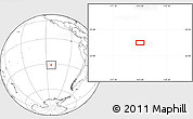Blank Location Map of the area around 31° 20' 36" S, 113° 49' 29" W
