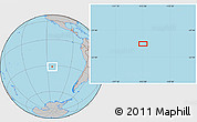 Gray Location Map of the area around 31° 20' 36" S, 113° 49' 29" W
