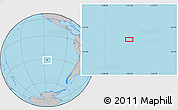 Gray Location Map of the area around 31° 20' 36" S, 115° 31' 30" W