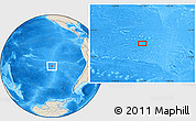 Shaded Relief Location Map of the area around 31° 20' 36" S, 115° 31' 30" W
