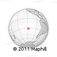 Outline Map of the Area around 31° 20' 36" S, 116° 22' 30" W, rectangular outline