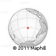 Outline Map of the Area around 31° 20' 36" S, 117° 13' 29" W, rectangular outline