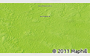 Physical 3D Map of the area around 31° 20' 36" S, 133° 31' 30" E