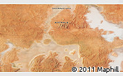 Satellite 3D Map of the area around 31° 20' 36" S, 135° 13' 29" E