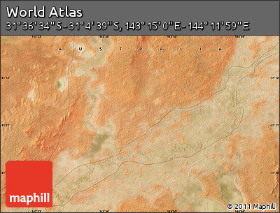 Satellite Map of the Area around 31° 20' 36" S, 143° 43' 29" E