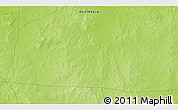Physical 3D Map of the area around 31° 20' 36" S, 146° 16' 30" E