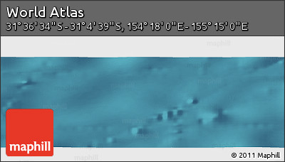 Satellite Panoramic Map of the Area around 31° 20' 36" S, 154° 46' 30" E