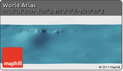 Satellite Panoramic Map of the Area around 31° 20' 36" S, 155° 37' 30" E