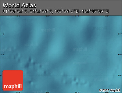 Satellite Map of the Area around 31° 20' 36" S, 164° 7' 30" E