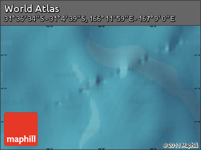 Satellite Map of the Area around 31° 20' 36" S, 166° 40' 30" E