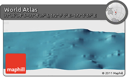 Satellite Panoramic Map of the Area around 31° 20' 36" S, 172° 37' 30" E