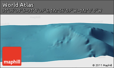Satellite Panoramic Map of the Area around 31° 20' 36" S, 172° 28' 29" W