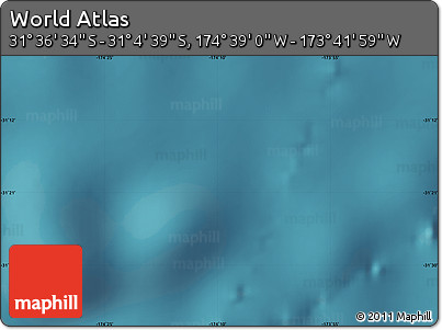Satellite Map of the Area around 31° 20' 36" S, 174° 10' 30" W