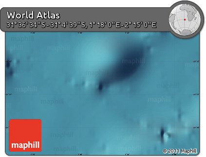 Satellite Map of the Area around 31° 20' 36" S, 1° 46' 29" E