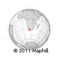 Outline Map of the Area around 31° 20' 36" S, 20° 28' 30" E, rectangular outline