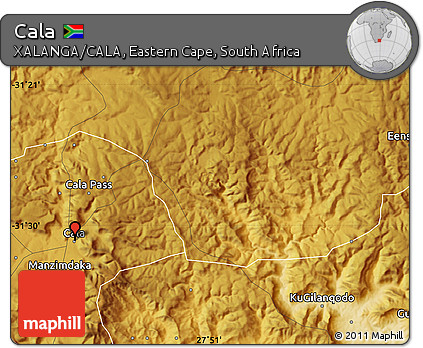 Physical Map of Cala
