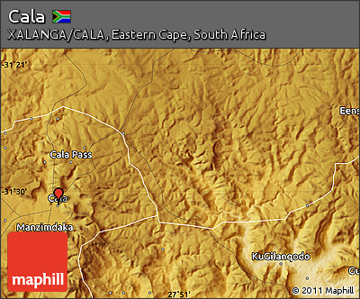 Physical Map of Cala