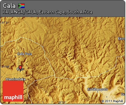 Physical Map of Cala