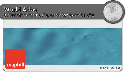 Satellite Panoramic Map of the Area around 31° 20' 36" S, 32° 22' 30" E