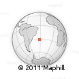 Outline Map of the Area around 31° 20' 36" S, 32° 13' 30" W, rectangular outline
