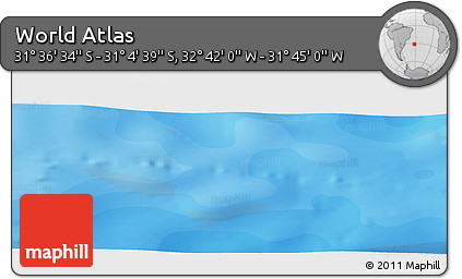 Political Panoramic Map of the Area around 31° 20' 36" S, 32° 13' 30" W