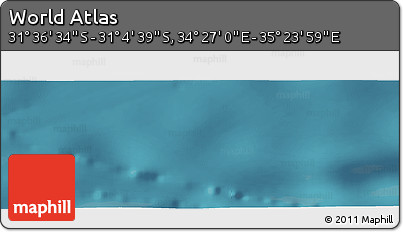 Satellite Panoramic Map of the Area around 31° 20' 36" S, 34° 55' 29" E