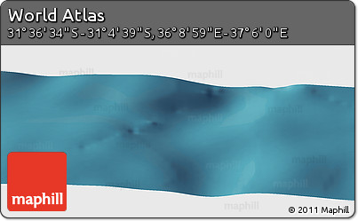 Satellite Panoramic Map of the Area around 31° 20' 36" S, 36° 37' 30" E