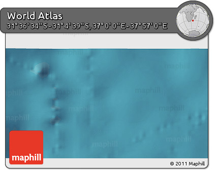 Satellite 3D Map of the Area around 31° 20' 36" S, 37° 28' 30" E