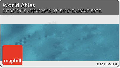 Satellite Panoramic Map of the Area around 31° 20' 36" S, 38° 19' 30" E